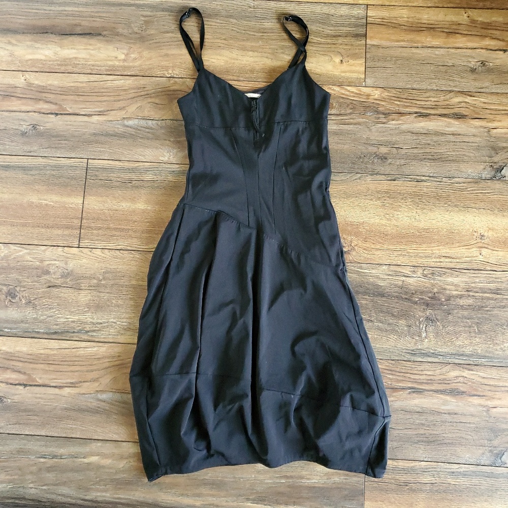 Marithe + Francois Girbaud black dress